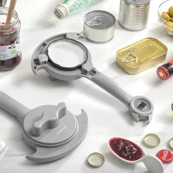Multifunction Adjustable Lid Opener for Jars, Tins and...