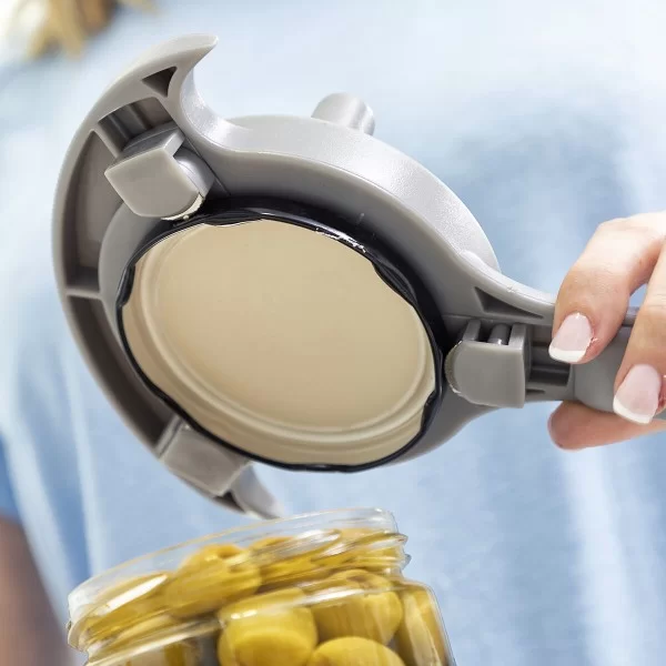 Multifunction Adjustable Lid Opener for Jars, Tins and Bottles Tapof InnovaGoods Grey Polycarbonate (Refurbished B)