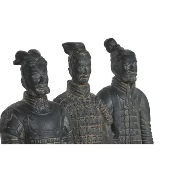 Decorative Figure Home ESPRIT Grey Warrior 18,5 x 16,5 x... 2