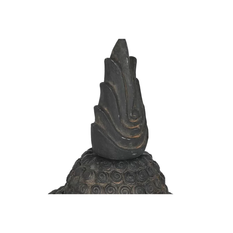Decorative Figure Home ESPRIT Dark grey Buddha...