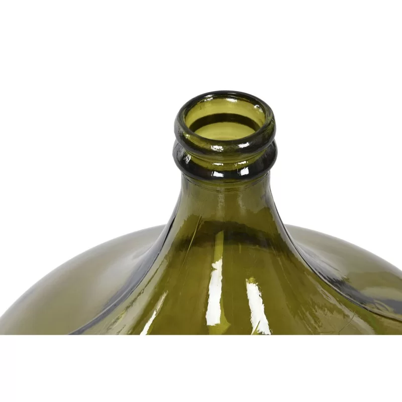 Vase Home ESPRIT Green Tempered Glass 36 x 36 x...