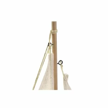 Decorative Figure DKD Home Decor Grey Wood Polyester (29... 2