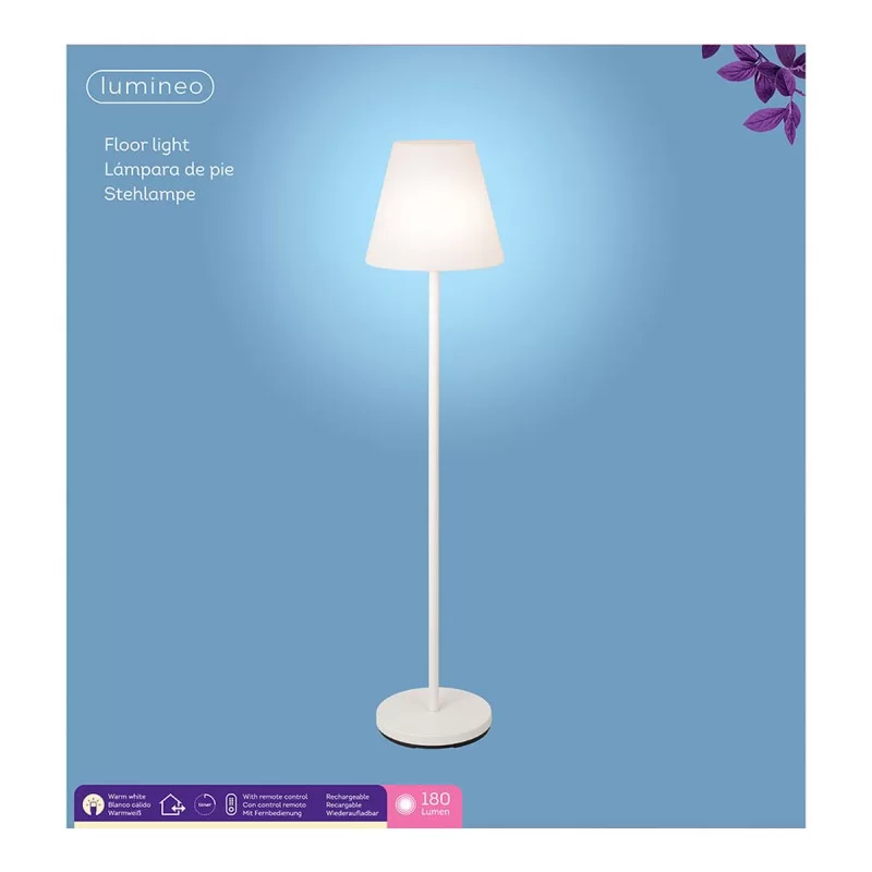 Floor Lamp Lumineo 894460 White 150 cm...