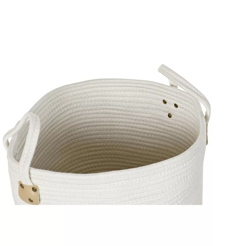 Basket set DKD Home Decor Cotton Fibre (42 x 42...