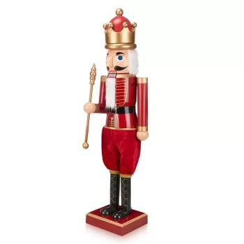 Decorative Figure Red Plastic Nutcracker Music Movement...