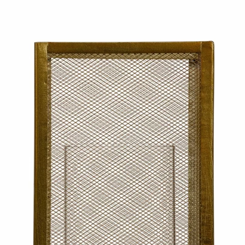 Candleholder Crystal Golden Metal 18 x 18 x...