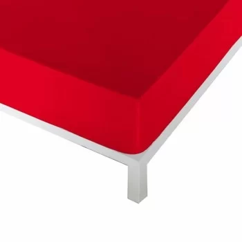 Fitted bottom sheet Naturals Red 2