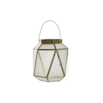 Lantern DKD Home Decor Crystal Golden Brass (18 x 20 x 23...