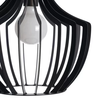 Ceiling Light 35 x 35 x 31 cm Black Metal 2