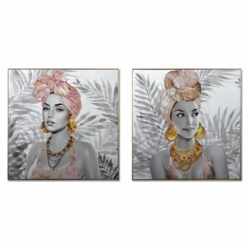 Painting DKD Home Decor Colonial African Woman Lacquered...