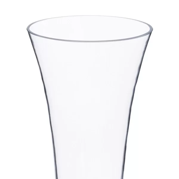 Vase 15 x 11 x 35,5 cm Crystal Transparent