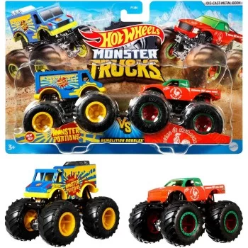 Monster Truck Hot Wheels Demolition Doubles 2 Units 1:64 2