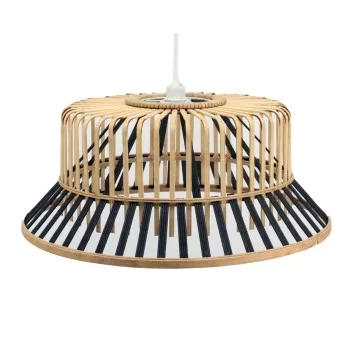 Ceiling Light DKD Home Decor Brown Black Bamboo 50 W 60 x...