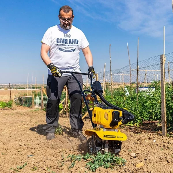 Petrol tiller Garland mule 341g-v20. 63g-0068