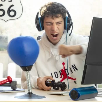 Anti-stress Inflatable Desktop Punch Bag Hittres InnovaGoods 2