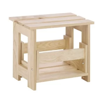 Folding Stool Astigarraga Wood Pinewood 2
