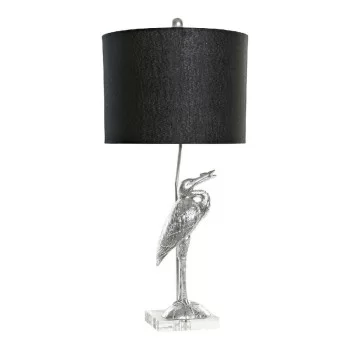 Desk lamp DKD Home Decor Black Silver Polyester Acrylic...