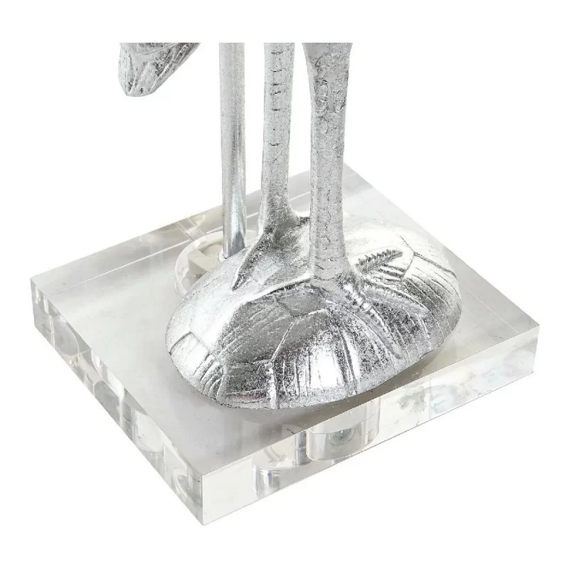 Desk lamp DKD Home Decor Black Silver Polyester...