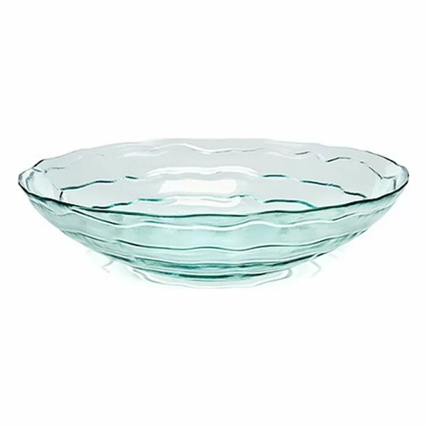 Centerpiece recycled glass Transparent 39 x 9,5 x 39 cm (2 Units)