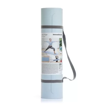 Non-slip Yoga Mat with Position Lines and Exercise Guide...