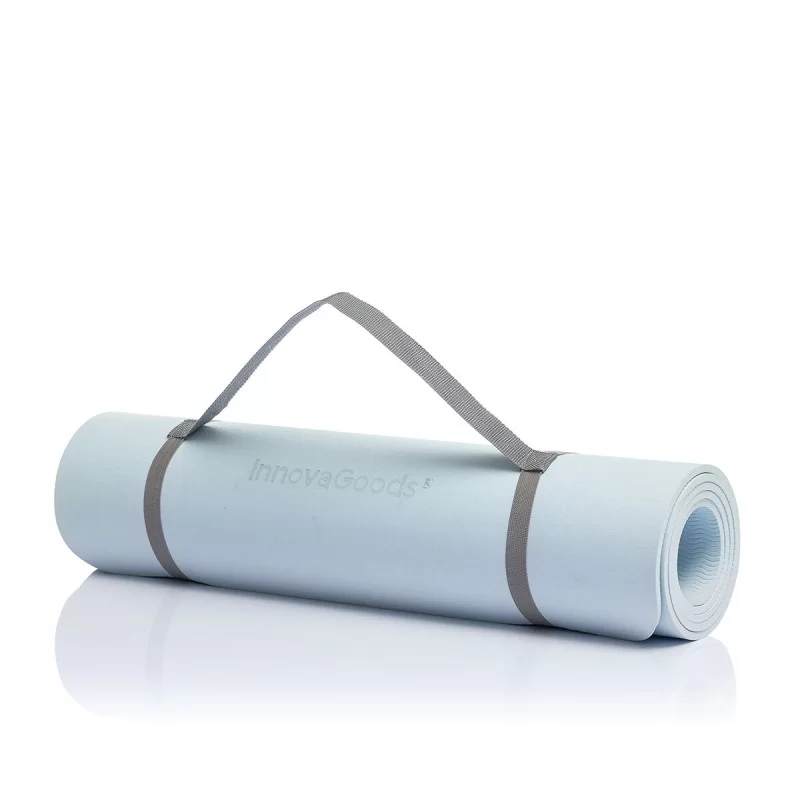 Non-slip Yoga Mat with Position Lines and...