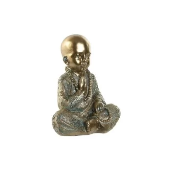 Decorative Figure Home ESPRIT Golden Monk Oriental 17 x...