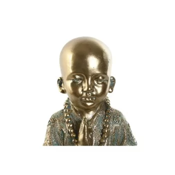 Decorative Figure Home ESPRIT Golden Monk Oriental 17 x... 2