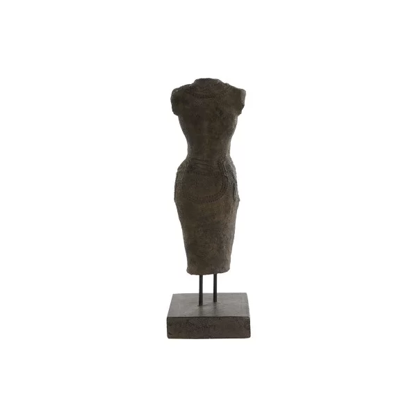 Decorative Figure Home ESPRIT Dark grey 20 x 20 x 60 cm