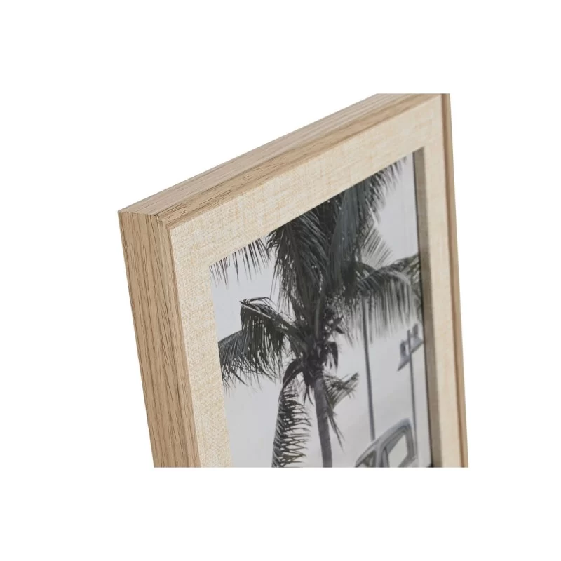 Photo frame Home ESPRIT Natural Crystal MDF...