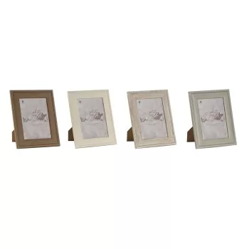 Photo frame Home ESPRIT Brown Beige Grey Cream Crystal...