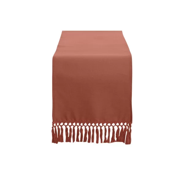 Table Runner Home ESPRIT Terracotta 40 x 140 cm