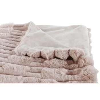 Blanket Home ESPRIT Light mauve 130 x 170 cm 2