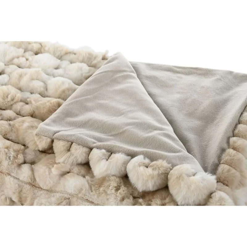 Blanket Home ESPRIT Beige Light brown 130 x 170...
