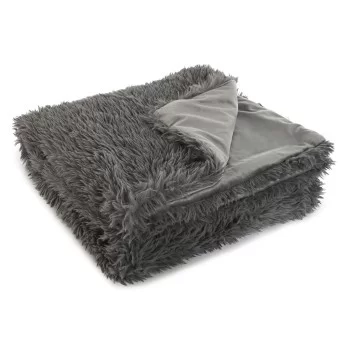 Blanket Home ESPRIT Grey 130 x 170 cm