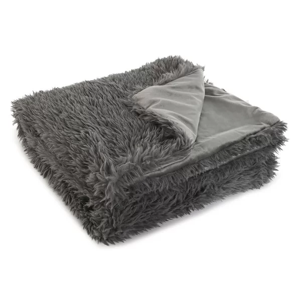 Blanket Home ESPRIT Grey 130 x 170 cm