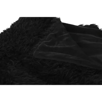 Blanket Home ESPRIT Black 130 x 170 cm 2
