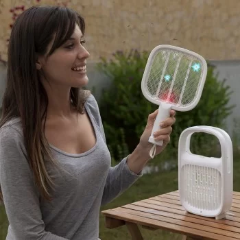 2 in 1 Rechargeable Mosquito Repellent Lamp and...