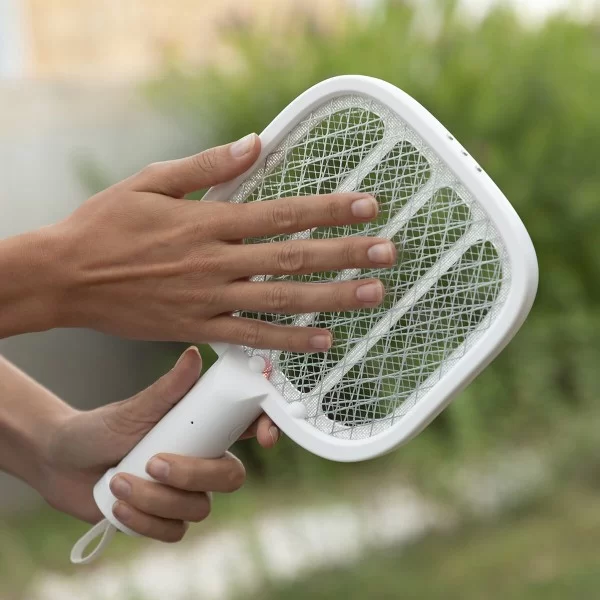 2 in 1 Rechargeable Mosquito Repellent Lamp and Insect-killing Racquet Swateck InnovaGoods