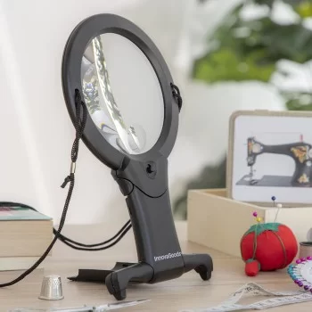 Hands-Free Magnifying Glass with LED light Zooled... 2