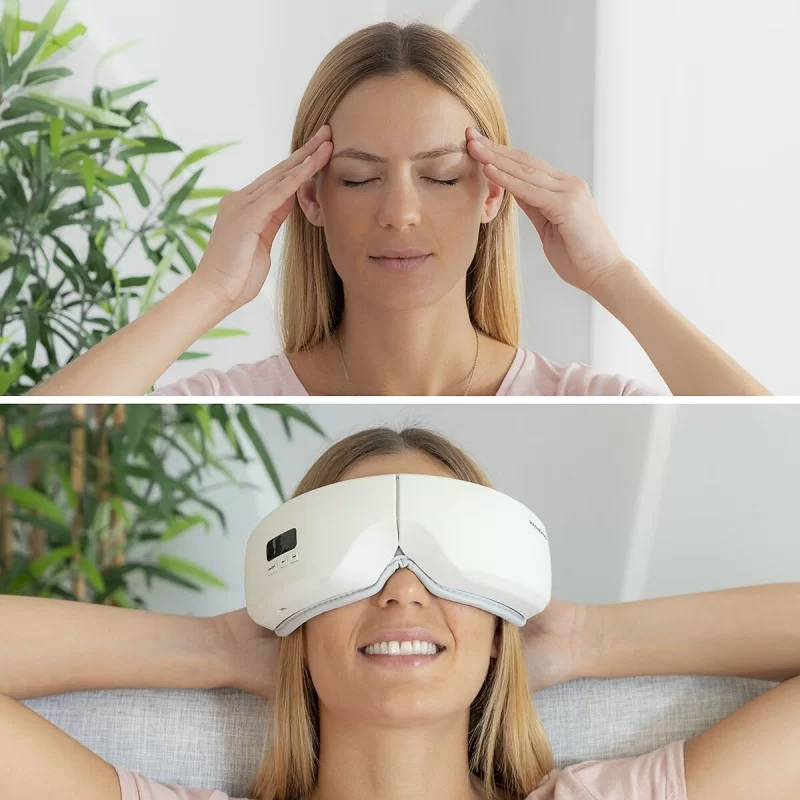 4-In-1 Eye Massager with Air Compression Eyesky...