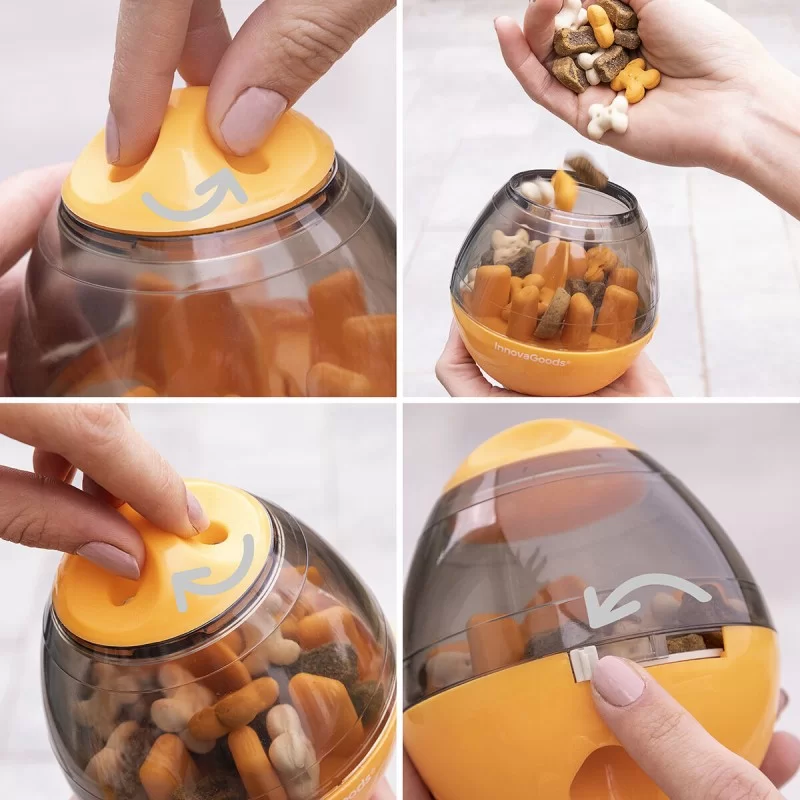 2-In-1 Treat Dispenser Toy for Pets Petyt...