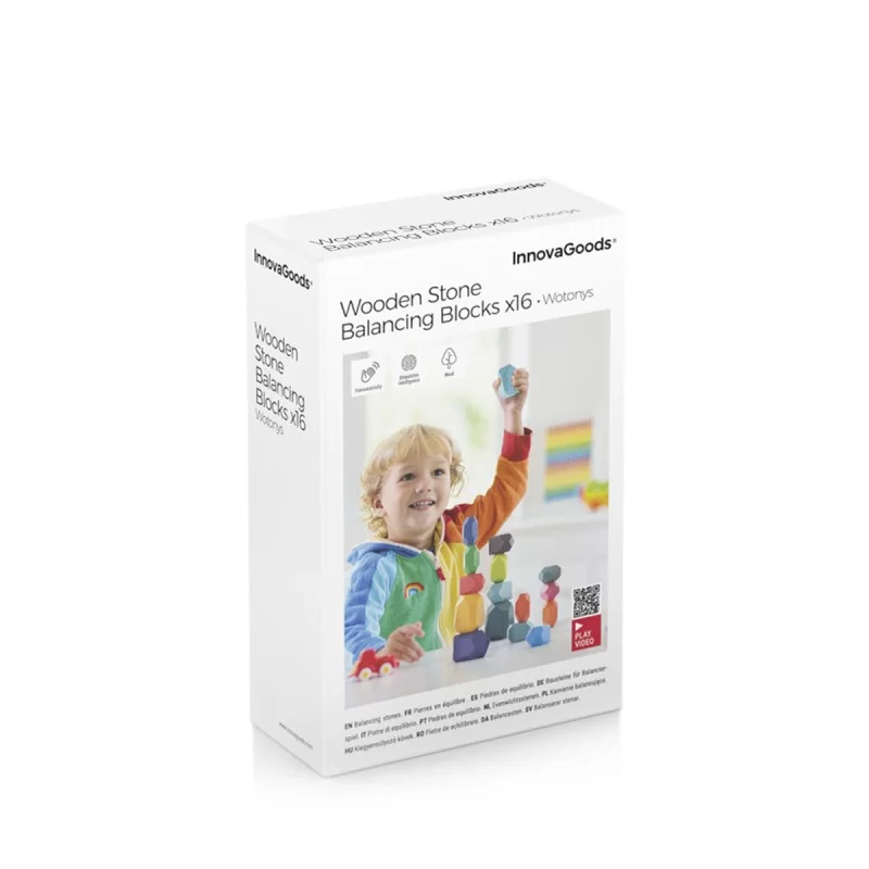 Stacking Wooden Balancing Stones Wotonys...