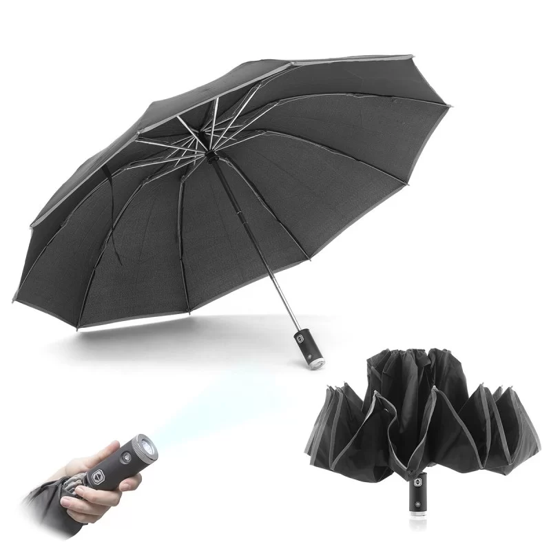 Folding Inverted Umbrella with LED Folbrella...