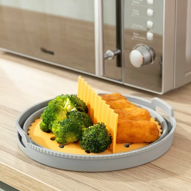 Folding Silicone Basket for Air Fryer Fliynner...