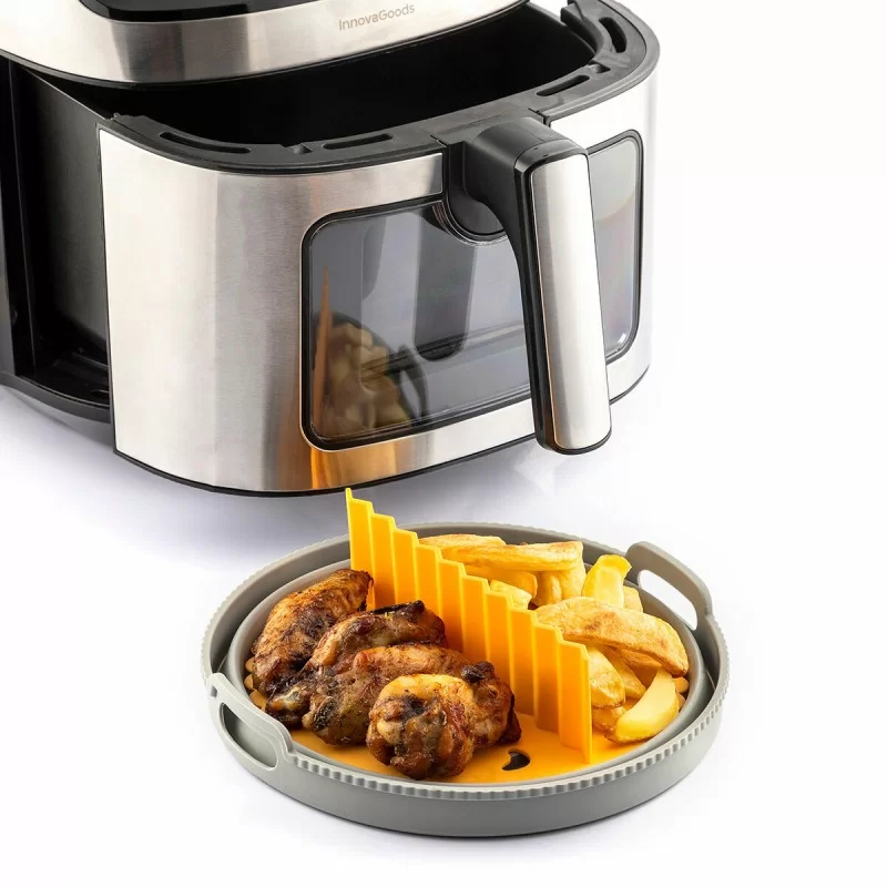 Folding Silicone Basket for Air Fryer Fliynner...