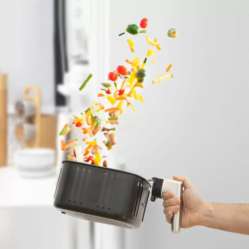 No-Oil Fryer InnovaGoods Stainless steel Cream...