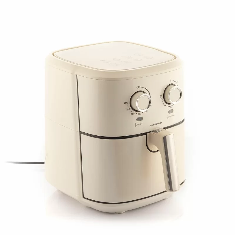 No-Oil Fryer InnovaGoods Stainless steel Cream...