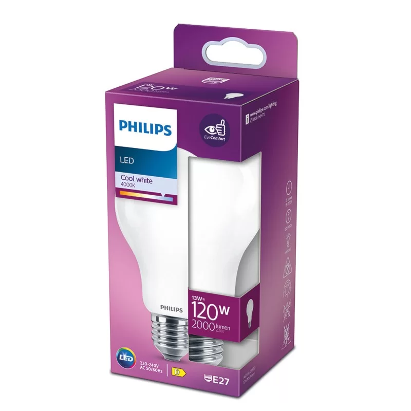 LED lamp Philips D 120 W 13 W E27 2000 Lm 7 x...