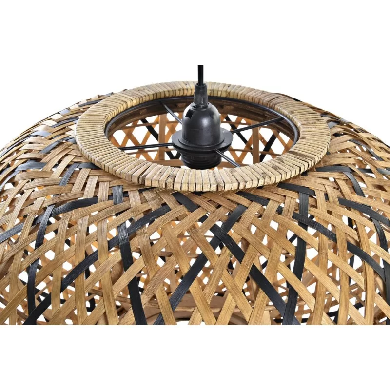 Ceiling Light DKD Home Decor Brown Black Bamboo...