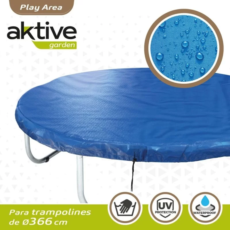 Protective Tarpaulin Aktive Elastic Bed Blue Ø...